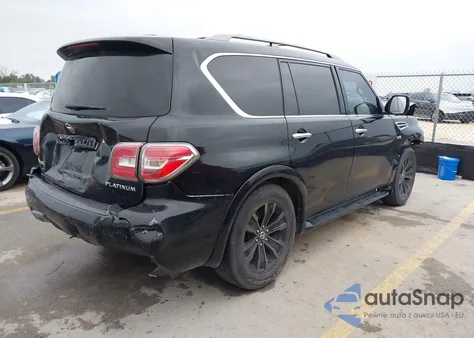2020 Nissan Armada Platinum 2Wd z USA, uszkodzony, nr VIN JN8AY2NF9L9361446